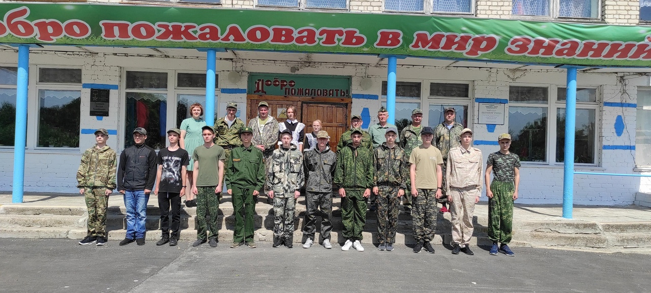 Открытие военно-полевых сборов.